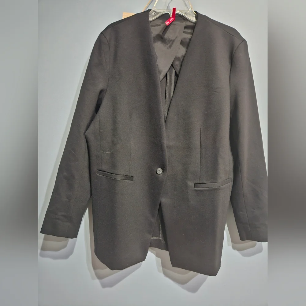 Spanx Black Blazer NWOT - Picture 7 of 9